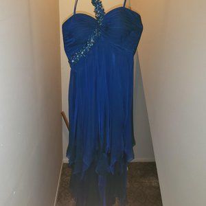Blue prom dress